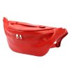 Luka 24-010 DOLLARO piros női bőr övtáska, crossbody 34 x 19 x 13 cm