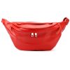 Luka 24-010 DOLLARO piros női bőr övtáska, crossbody 34 x 19 x 13 cm