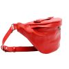Luka 24-010 DOLLARO piros női bőr övtáska, crossbody 34 x 19 x 13 cm