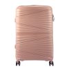 Jony  rosegold ABS 3 részes keményfalú bőrönd szett 54/64/74 cm