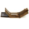 Nordee L895-PIG barna vaddisznó mintás vadász bőr pénztárca 13,3 × 10 × 2,5 cm
