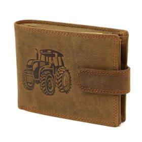   Nordee L895-TRACTOR barna traktor nyomatos férfi bőr pénztárca