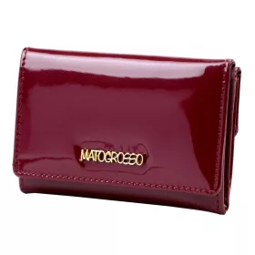   Mato Grosso 0900-57 RFID bordó női bőr pénztárca 12 x 8.5 x 3 cm