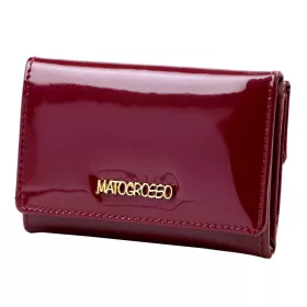   Mato Grosso 0900-57 RFID bordó női bőr pénztárca 12 x 8.5 x 3 cm