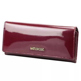   Mato Grosso 0946-57 RFID bordó női bőr pénztárca 18.5 x 9 x 4 cm