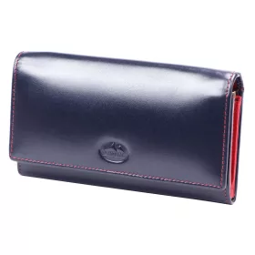   EL FORREST 919-34 RFID navy női bőr pénztárca 16.5 x 9.5 x 3.5 cm