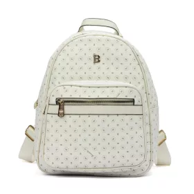   BRICIOLE 4051# krém női rostbőr hátizsák 16 x 34 x 26 cm