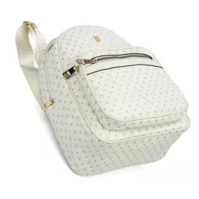   BRICIOLE 4051# krém női rostbőr hátizsák 16 x 34 x 26 cm