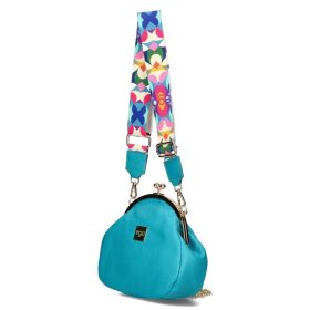   EGO ES0109KL 010324WL női bőr türkiz oldaltáska, válltáska, crossbody