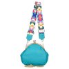 EGO ES0109KL 010324WL női bőr türkiz oldaltáska, válltáska, crossbody 