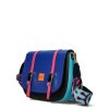 EGO kék női bőr válltáska, oldaltáska, crossbody 25 x 18 x 8 cm