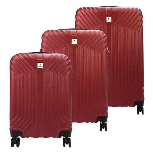 Pierre Cardin ISTANBUL MED10 x3 Z bordó abs bőrönd