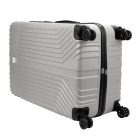   Pierre Cardin ISTANBUL MED10 x3 Z ezüst ABS keményfalú 3 részes bőrönd szett 55/65/75 cm