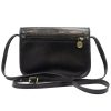 Florence 5511 fekete női bőr válltáska, oldaltáska, crossbody 19 x 14 x 9 cm