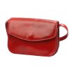 Florence 5511 piros női bőr válltáska, oldaltáska, crossbody 19 x 14 x 9 cm