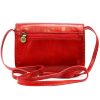 Florence 5511 piros női bőr válltáska, oldaltáska, crossbody 19 x 14 x 9 cm