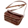Florence 5511 barna női bőr válltáska, oldaltáska, crossbody 19 x 14 x 9 cm
