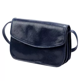   Florence 5511 navy női bőr válltáska, oldaltáska, crossbody 19 x 14 x 9 cm