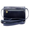 Florence 5511 navy női bőr válltáska, oldaltáska, crossbody 19 x 14 x 9 cm