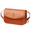Florence 5511 barna női bőr válltáska, oldaltáska, crossbody 19 x 14 x 9 cm