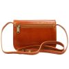 Florence 5511 barna női bőr válltáska, oldaltáska, crossbody 19 x 14 x 9 cm