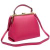 Luka 24-024 DOLLARO magenta női bőr kézitáska 27 x 23 x 11 cm