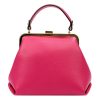 Luka 24-024 DOLLARO magenta női bőr kézitáska 27 x 23 x 11 cm