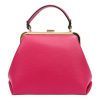 Luka 24-024 DOLLARO magenta női bőr kézitáska 27 x 23 x 11 cm
