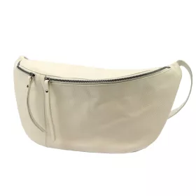   Luka 24-027 bézs női bőr oldaltáska, övtáska 50 x 26 x 17 cm