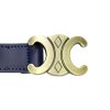 Gregorio BLT-001-105 sötétkék női valódi bőr öv 105 x 2.5 cm