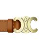 Gregorio BLT-001-105 konyakbarna női valódi bőr öv 105 x 2.5 cm