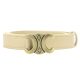 Gregorio BLT-001-95 táblás csatos bézs női valódi bőr öv 95 x 2.5 cm