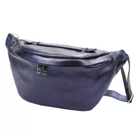   Luka 24-010 DOLLARO MET navy női bőr övtáska, crossbody 34 x 19 x 13 cm