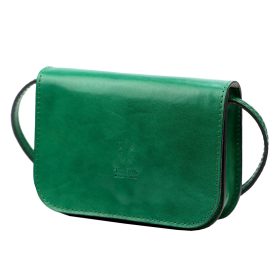   Florence 45 élénkzöld női bőr kézitáska 19 x 13.5 x 7 cm