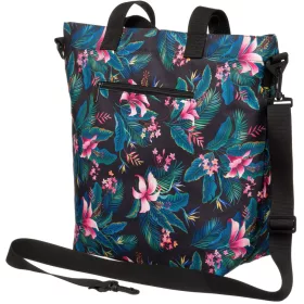   Rovicky R-TZ15605 sötétkék mintás női shopper táska, oldaltáska 47 x 40 x 17.5 cm