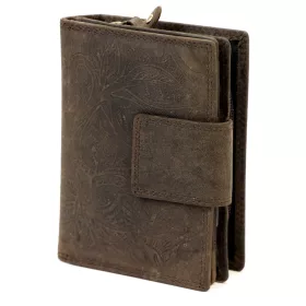   Gregorio BD02 D09 sötétbarna női bőr pénztárca 9.5 x 13.5 x 4 cm