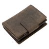 Gregorio BD02 D09 sötétbarna női bőr pénztárca 9.5 x 13.5 x 4 cm