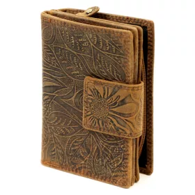   Gregorio BD02 D09 barna női bőr pénztárca 9.5 x 13.5 x 4 cm
