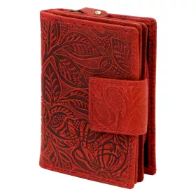   Gregorio BD02 D09 piros női bőr pénztárca 9.5 x 13.5 x 4 cm