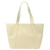 Gregorio 1731 krém színű női bőr válltáska, shopper 43 x 31 x 15 cm