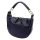 Luka 24-030 navy női bőr kézitáska, válltáska, oldaltáska 27 x 25 x 8 cm