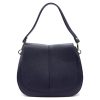Luka 24-033 navy női bőr kézitáska, válltáska, oldaltáska 27 x 21 x 9.5 cm