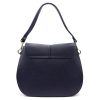 Luka 24-033 navy női bőr kézitáska, válltáska, oldaltáska 27 x 21 x 9.5 cm