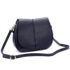 Luka 24-033 navy női bőr kézitáska, válltáska, oldaltáska 27 x 21 x 9.5 cm