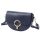 Luka 24-020 navy kék női bőr válltáska, oldaltáska 21 x 13 x 8 cm