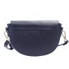 Luka 24-020 navy kék női bőr válltáska, oldaltáska 21 x 13 x 8 cm