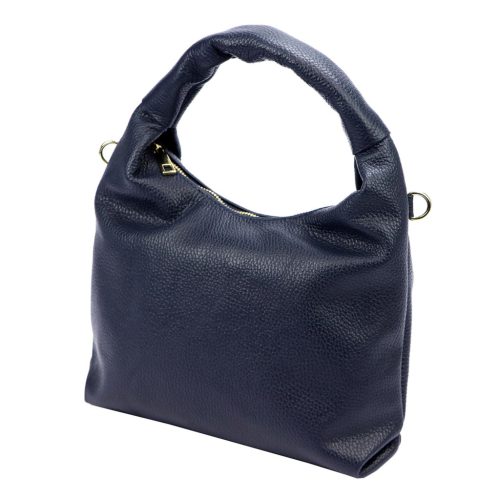 Luka 24-035 navy női bőr kézitáska,válltáska, oldaltáska 28 x 23 x 9 cm