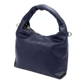   Luka 24-035 navy női bőr kézitáska,válltáska, oldaltáska 28 x 23 x 9 cm
