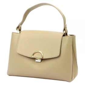   Luka 24-036 bézs női bőr kézitáska, válltáska, oldaltáska 26 x 17 x 10 cm