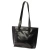 Florence 47 fekete női bőr kézitáska, válltáska, shopper 39 x 28 x 10.5 cm